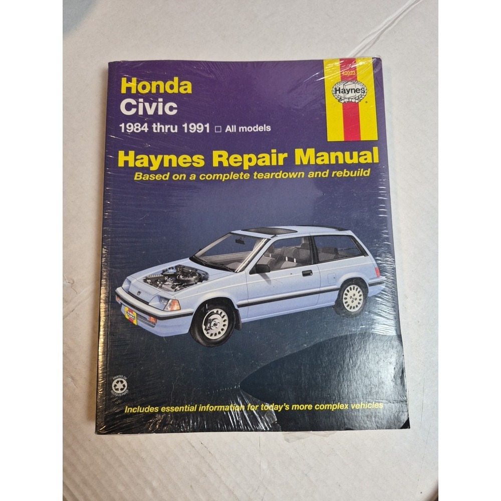 Haynes 42023 Repair Manual Honda Civic 84-91 NEW SEALED